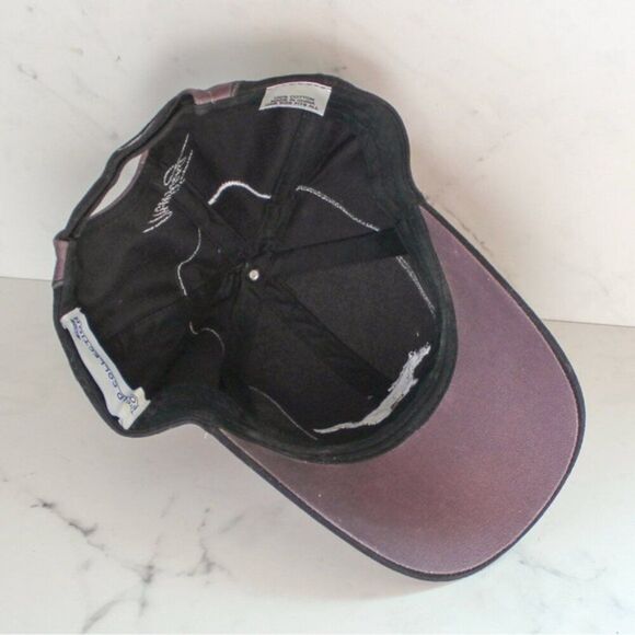 Ford Mustang Running Pony Logo Black and Grey Adjustable Baseball Hat - Picture 6 of 7